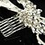 cheap Headpieces-Sterling Silver / Alloy Hair Combs / Flowers with 1 Wedding / Special Occasion Headpiece