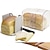 cheap Bakeware-Bread Toast Sandwich Slicer Cutter Mold Maker Kitchen Guide Slicing Tools  16*16*2cm