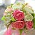 voordelige Kunstbloemen-een boeket van 20 zijden doek simulatie rozen bruiloft boeket bruiloft bruid bedrijf bloemen, roze en oranje
