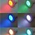 abordables Spots LED-1pc 3 W Spot LED 230lm GU10 3 Perles LED Commandée à Distance RVB 220-240 V / 1 pièce / RoHs