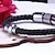 voordelige Aangepaste kleding accessoires-Gepersonaliseerde sieraden RVS/Leer - zilver/zwart - Armbanden -