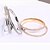 cheap Bracelets-Women&#039;s Bracelet Bangles Ladies Basic Elegant Simple Style Bridal Rose Gold Bracelet Jewelry Golden / Silver For Christmas Gifts Wedding Gift Daily Casual