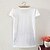 billige T-skjorter til kvinner-Lang - Medium - Vintage/Sexy/Bodycon/Avslappet/Print/Nuttet - Bomullsblandinger) T-shirt