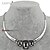 cheap Necklaces-Lureme® Europestyle Drill Gem Upscale Atmosphere Alloy Necklace