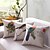 cheap Throw Pillows &amp; Covers-pcs Linen Pillow With Insert, Animal Traditional / Classic