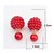 cheap Earrings-Women&#039;s Stud Earrings European Cute Resin Earrings Jewelry Brown / Red / Pink For