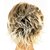 abordables Perruques Synthétiques Sans Bonnet-Perruque Synthétique Droite Perruque Blond Court Gris brillant Cheveux Synthétiques Femme Blond StrongBeauty