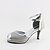 abordables Sandales femme-Sandales ( Marron/Argent Chaussures à talons/Bout ouvert/Semelle compensée Synthétique - pour FEMMES