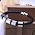 cheap Customized Apparel Accessories-Personalized Gift  Stainless Steel/Leather  Bracelets Engraved Jewelry