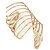 cheap Bracelets-Punk Style Spiral-Shaped Opening AdjustableAlloy Bracelet Gold(1Pc)