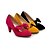 Χαμηλού Κόστους Γυναικεία Τακούνια-Γυναικεία παπούτσια - Γόβες - Φόρεμα - Χοντρό Τακούνι - Με Τακούνι / Μυτερό - Φλις - Μαύρο / Κίτρινο / Κόκκινο
