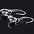 cheap Earrings-Women&#039;s Diamond Silver Round Jewelry