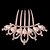 cheap Headpieces-Alloy Hair Combs With Pearl/Rhinestone Wedding/Party Headpiece