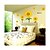 cheap Wall Stickers-Cartoon Florals Wall Stickers Plane Wall Stickers Decorative Wall Stickers Material Washable Removable Home Decoration Wall Decal