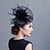 cheap Headpieces-Women Wedding/Party Sinimay Fascinator with Feathers SFC12329