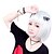 tanie Peruki do cosplay w stylu anime-Lolita Peruki Cosplay Damskie 14 in Fiber odporne na ciepło Srebrny Peruka Anime