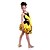 Χαμηλού Κόστους Παιδικά Ρούχα Χορού-Λάτιν Χοροί Φορέματα Επίδοση Πολυεστέρας Λουλούδι Αμάνικο Φυσικό / Λατινικοί Χοροί