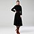 cheap Women&#039;s Coats &amp; Trench Coats-Women&#039;s Winter Stand Midi Slim Tweed Coat