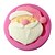 tanie Akcesoria do pieczenia-cztery c Santa Claus formy silikonowe Cupcake kolor różowy najwyższej formy