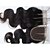 preiswerte Verschluss &amp; Frontal-PANSY Haarwebart Haarverlängerungen Große Wellen Echthaar Brasilianisches Haar Gebleichte Knoten Damen Naturschwarz