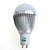 preiswerte Leuchtbirnen-5W GU10 LED Kugelbirnen G60 1 Dip LED 350-400 lm RGB Dimmbar / Ferngesteuert / Dekorativ AC 85-265 V