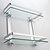 abordables Estantes para baño-Estantería de Baño Moderno Aluminio / Vidrio Templado 1 pieza - Baño del hotel