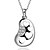 cheap Necklaces-Cremation jewelry 925 Sterling Silver Hollow Heart with Zircon Pendant Necklace for Women