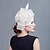baratos Chapéus e Fascinators-Tulle Feather fascinators flowers headpiece estilo feminino clássico