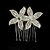 cheap Headpieces-Sterling Silver / Alloy Hair Combs / Flowers with 1 Wedding / Special Occasion Headpiece