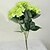 abordables Fleurs artificielles-Une succursale Polyester Hortensias Fleur de Table Fleurs artificielles #(23&quot;x6&quot;)