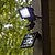economico Luci solari LED-Moderni di movimento PIR sensore solare LED Light Wall luci da giardino