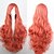 cheap Synthetic Trendy Wigs-Synthetic Wig Curly Loose Wave Natural Wave Natural Wave Curly Asymmetrical Wig Blonde Long Dark Pink Synthetic Hair 25 inch Women&#039;s Natural Hairline Blonde