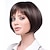 cheap Synthetic Trendy Wigs-Synthetic Wig Straight Straight Bob Wig Short Golden Brown With Blonde Synthetic Hair 6 inch Women&#039;s Brown StrongBeauty