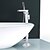 Χαμηλού Κόστους Βρύσες Μπανιέρας-Βρύση Μπανιέρας - Σύγχρονο Χρώμιο Εγκατεστημένη στο Πάτωμα Κεραμική Βαλβίδα Bath Shower Mixer Taps / Ενιαία Χειριστείτε μια τρύπα