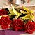 cheap Artificial Flower-Artificial Flowers 1 Branch Modern Style Roses Tabletop Flower