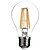 olcso Izzók-5pcs 4 W 2800-3200 lm E26 / E27 Izzószálas LED lámpák A60(A19) 4 LED gyöngyök COB Tompítható Meleg fehér 100-240 V / 5 db. / RoHs