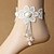 cheap Shoes Accessories-Flower Lace Chain Anklet Decorative Accents for Shoes One Piece