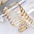 cheap Bracelets-Punk Style Spiral-Shaped Opening AdjustableAlloy Bracelet Gold(1Pc)