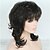 cheap Synthetic Trendy Wigs-Synthetic Wig Style Wig Black Black With Brown Women&#039;s Black Wig Short Costume Wig