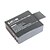 billige GoPro-tilbehør-2pcs In 1 batteri For Andre syntetisk Sort