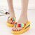 cheap Women&#039;s Slippers &amp; Flip-Flops-Women&#039;s Shoes Fabric Wedge Heel Platform/Flip Flops Sandals Casual Black/Blue/Yellow