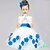 levne Šaty-Girls &#039; Bez rukávů Květinový 3D tištěná grafika Šaty Květinový Bavlna Šaty Léto Batole Štíhlý