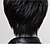 Χαμηλού Κόστους Συνθετικές Trendy Περούκες-Συνθετικές Περούκες Περούκα Κοντό Μαύρο Συνθετικά μαλλιά Ανδρικά Μαύρο