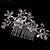 cheap Headpieces-Material / Sterling Silver / Alloy Hair Combs / Flowers / Headpiece with Beading Party / Wedding / Special Occasion Headpiece