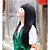 halpa Japanilaiset peruukit-angelaicos naisten lolita muotinäytös ruskea musta pitkä suora otsatukka luonnollisen näköinen osapuoli yökerho hiukset täynnä peruukit