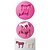 cheap Bakeware-FOUR-C Silicone Cup Cake Mold 2 Horses Embossing Mould Color Pink