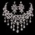 tanie Zestawy biżuterii-Damskie Rhinestone Ślub Specjalne okazje Urodziny Zaręczynowy Stop Náušnice Naszyjniki