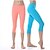 cheap New In-Yokaland Women&#039;s Orange, Blue Sports Spandex Pants / Trousers / 3/4 Tights / Bottoms Yoga, Pilates, Exercise &amp; Fitness Activewear Four-way Stretch, Zoned Compression, Held-In Sensation Stretchy
