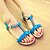 cheap Women&#039;s Sandals-Women&#039;s Shoes Leatherette Flat Heel Slingback Sandals Dress Black/Blue/Red/Beige