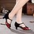 cheap Latin Shoes-Women&#039;s Latin Shoes Ballroom Shoes Heel Buckle Sequin Cuban Heel Black and Red Black and Sliver Black and Gold Buckle / Leather / Practice